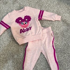 Little Sleepies Pink and Purple Kids Matching Set
